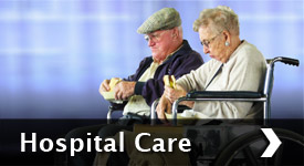 Hospital care for frail elderly people